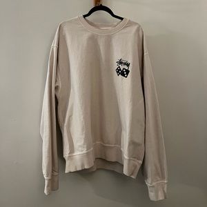 STUSSY DICE CREW OFF-WHITE XXL